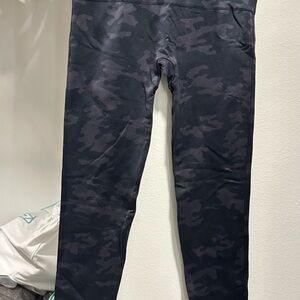 SPANX Kids Black Camouflage Leggings